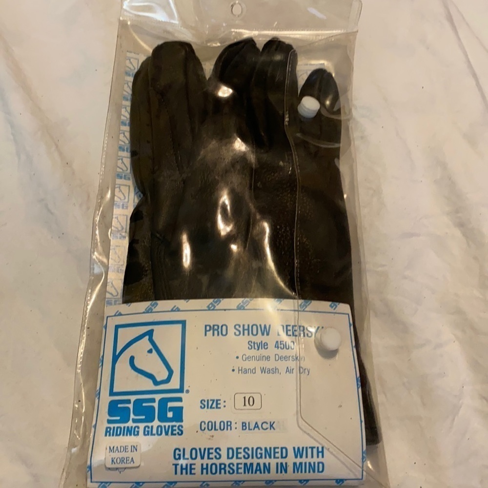 BNWT SSG Pro Show Deerskin Riding Gloves Men’s 10